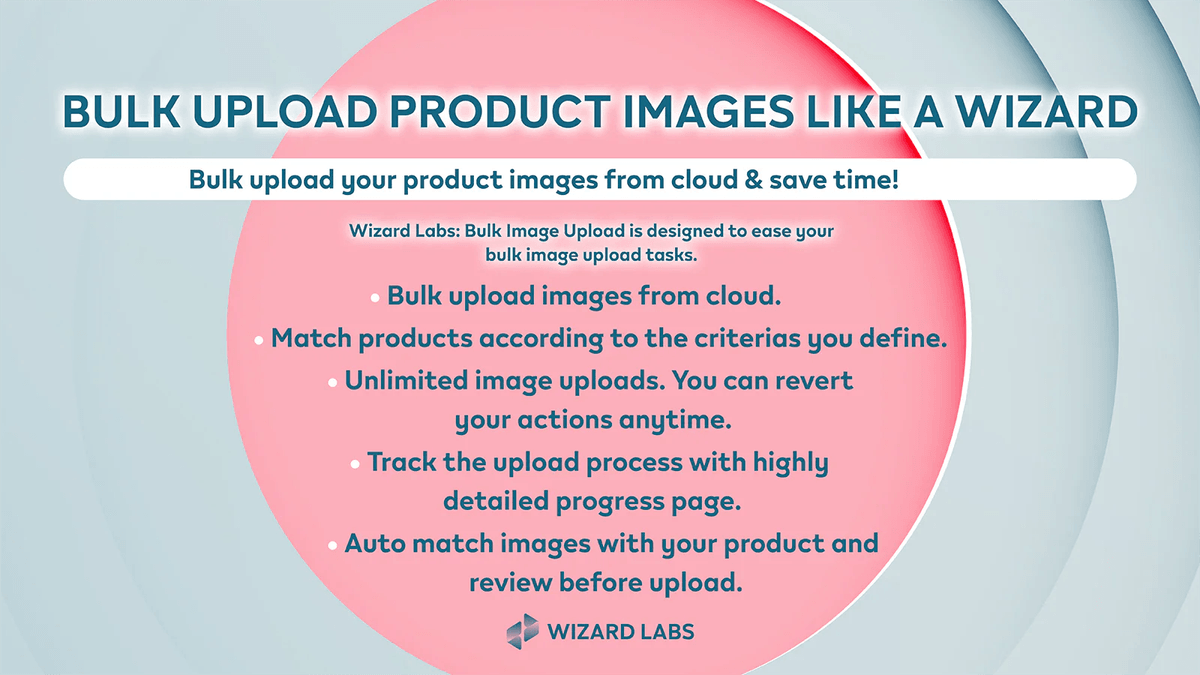 Shoptopus Bulk Image Upload promotional graphic: bulk upload product images from the cloud and save time
